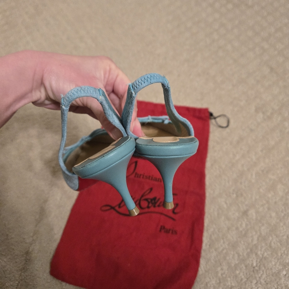 Christian Louboutin Hall Sling Shoes - Picture 7 of 11